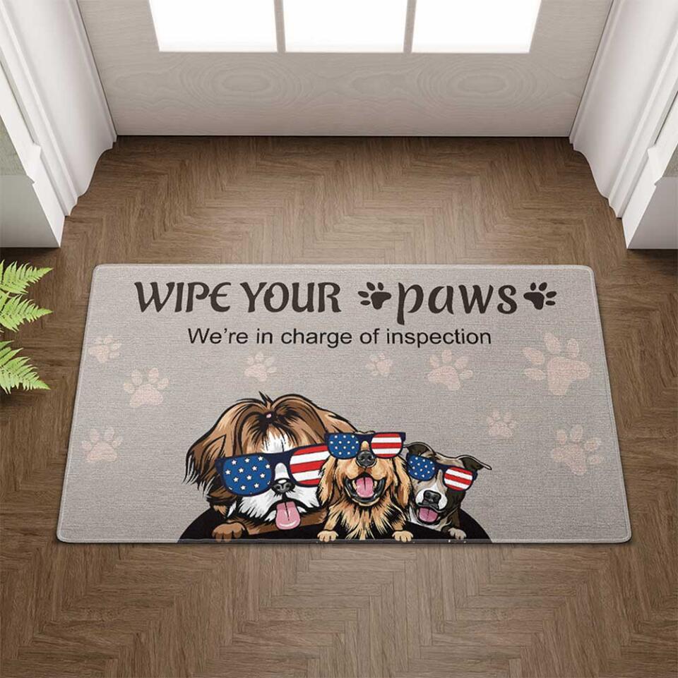Make Sure You WipeThose Muddy Paws Doormat